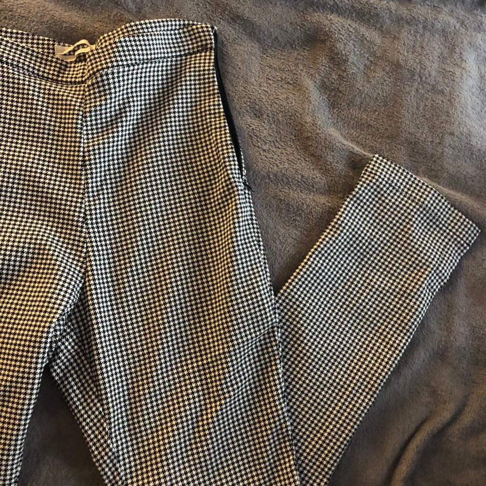 URBAN OUTFITTERS GINGHAM STYLE HIGH WAISTED PANTS